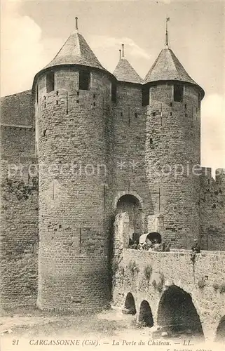 Carcassonne La Porte du Chateau Carcassonne