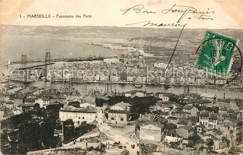 Marseille_Bouches du Rhone Panorama des Ports Marseille