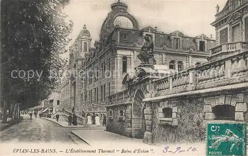 Evian les Bains_Haute_Savoie Etablissement Thermal Bains d Evian Evian les Bains_Haute