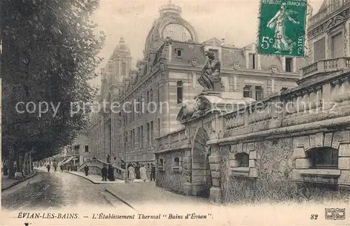 Evian les Bains_Haute_Savoie Etablissement Thermal Bains d Evians Evian les Bains_Haute