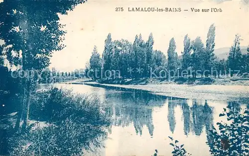Lamalou les Bains Vue sur l Orb Lamalou les Bains