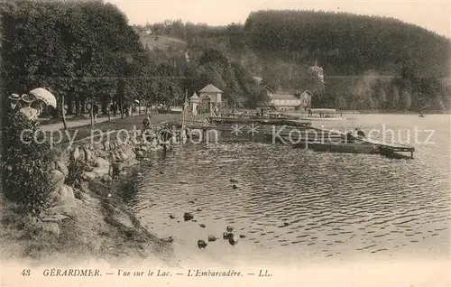 Gerardmer_Vosges Vue sur le Lac Embarcadere Gerardmer Vosges