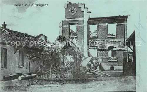 Beuvraignes Melina Zerstoertes Haus Beuvraignes