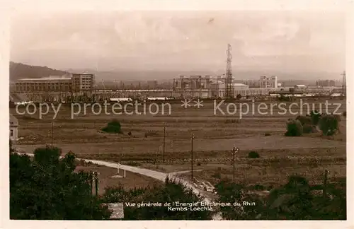Kembs_Loechle Vue generale de lEnergie Electrique du Rhin 