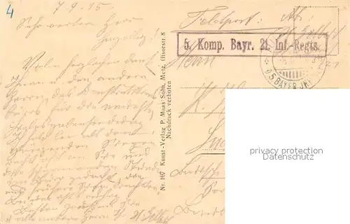 Hattonchatel Eine in Truemmern liegende Strasse Hattonchatel