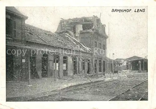 Lens_Pas de Calais Zerstoerter Bahnhof Lens_Pas de Calais