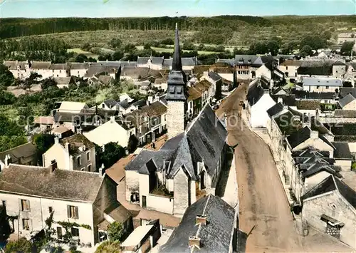 Le_Gavre Rue de lEglise et la Foret Vue aerienne Le_Gavre