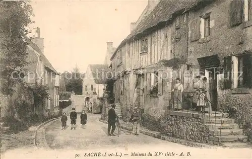 Sache Maisons du XV siecle Sache