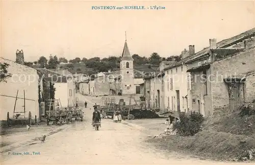 Fontenoy sur Moselle Eglise Vue partielle Fontenoy sur Moselle