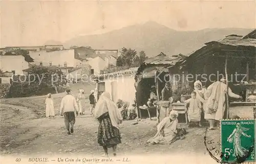 Bougie_Algerien Un Coin du Quartier arabe Bougie Algerien