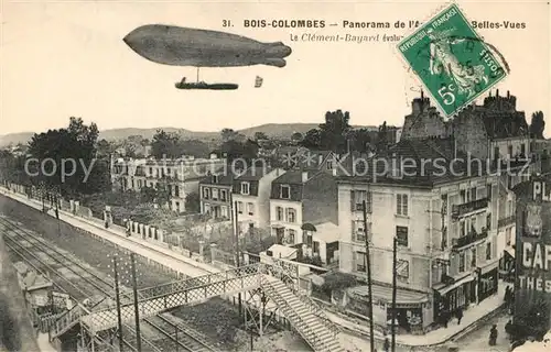 Bois Colombes Le Clement Bayard Zeppelin Bois Colombes