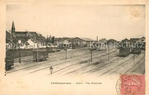 Chateauroux_Indre La Gare Vue generale Chateauroux Indre