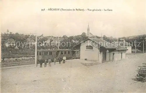 Rechesy Vue generale La Gare Rechesy