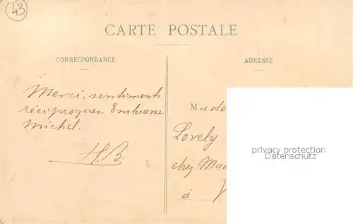 Rosieres_Haute Loire Place Jeanne dArc Perspective du Mont Bayt Rosieres Haute Loire