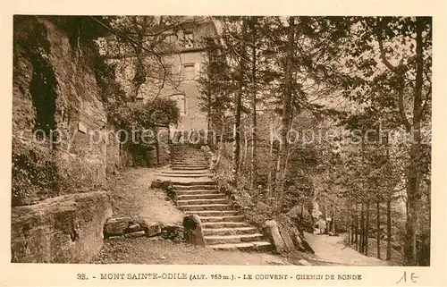 Mont Sainte Odile_Mont Ste Odile Couvent Chemin de Ronde Kloster Mont Sainte Odile