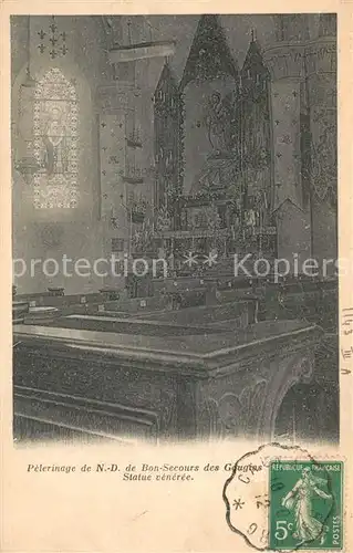 Les_Gougins Pelerinage de Notre Dame de Bon Secours Statue veneree 
