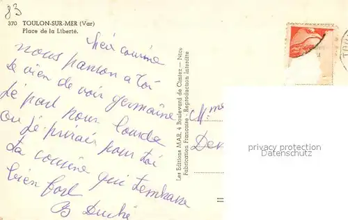 Toulon_Var Place de la Liberte Toulon_Var