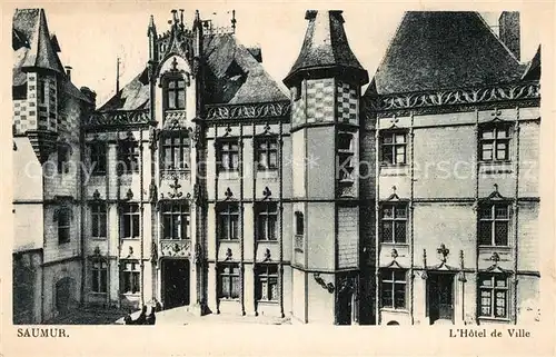 Saumur Hotel de Ville Rathaus Saumur