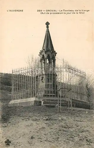 Orcival Tombeau de la Vierge Orcival
