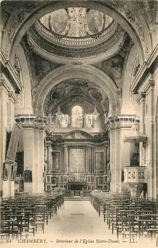 Chambery_Savoie Interieur de l Eglise Notre Dame Chambery Savoie