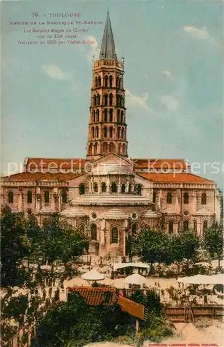 Toulouse_Haute Garonne Abside de la Basilique Saint Sernin Toulouse Haute Garonne