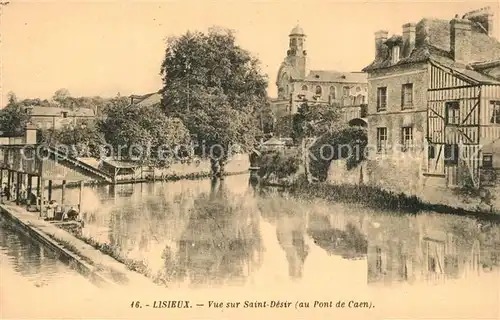 Lisieux Vue sur Saint Desir Pont de Caen Lisieux