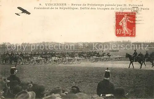 Vincennes Revue de Printemps passee par M Poincare President de la Republique Vincennes