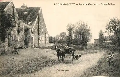 Grand Rozoy Route de Courdoux Ferme Cailleux Grand Rozoy