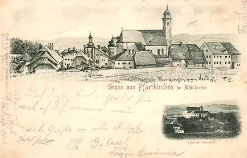 Pfarrkirchen_Muehlkreis Ortsansicht Schloss Altenhof Pfarrkirchen Muehlkreis