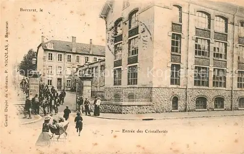 Baccarat Entree des Cristalleries Baccarat