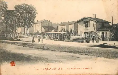 Varangeville Un Yacht sur le Canal Varangeville