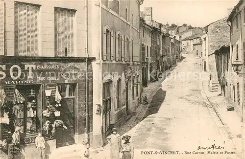 Pont Saint Vincent Rue Carnot Mairie et Postes Pont Saint Vincent