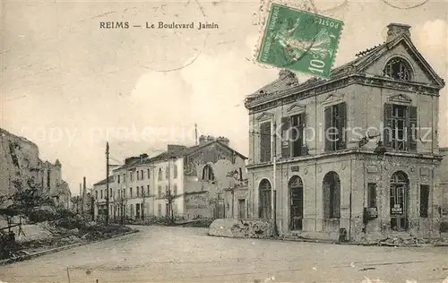 Reims_Champagne_Ardenne Le Boulevard Jamin Reims_Champagne_Ardenne