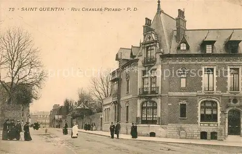 Saint Quentin_Aisne Rue Charles Picard Saint Quentin Aisne