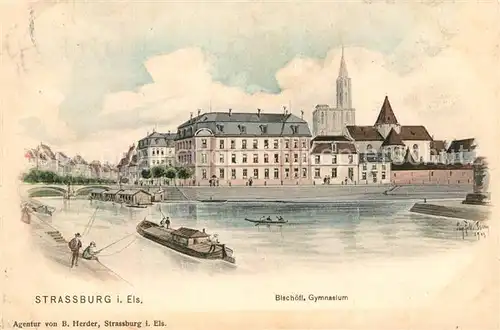 Strassburg_Elsass Bischoefl Gymnasium Strassburg Elsass