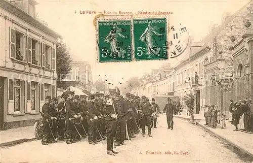 La_Fere_Aisne Rue du Bourges Remise du drapeau La_Fere_Aisne