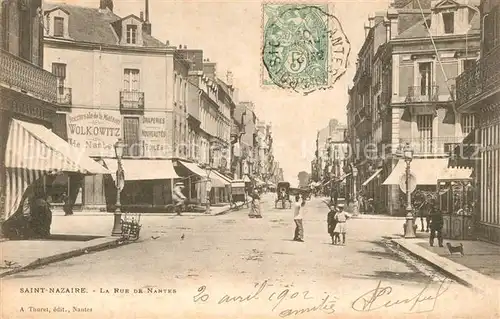 Saint Nazaire_Loire Atlantique La Rue de Nantes Saint Nazaire