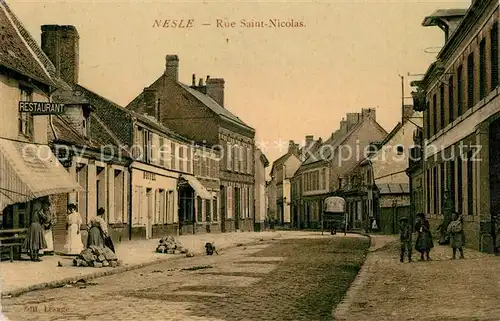 Nesle_Somme Rue Saint Nicolas Nesle_Somme