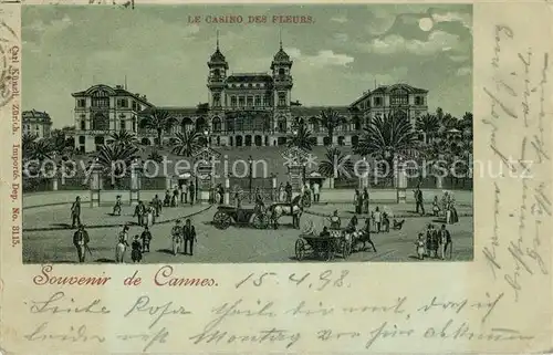 Cannes_Alpes Maritimes Le Casino des Fleurs Cannes Alpes Maritimes