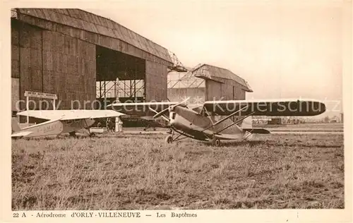 Orly Aerodrome dOrly Villeneuve Les Baptemes Orly