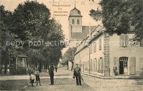 Neubreisach_Neuf Brisach Marktstrasse Paradeplatz 