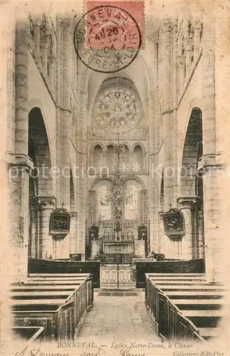 Bonneval_d_Eure et Loir Eglise Notre Dame le choeur Bonneval_d_Eure et Loir