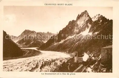 Chamonix Le Montanvert et la Mer de glace Chamonix