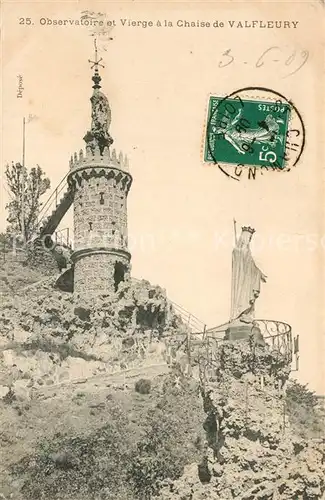 Valfleury Observatoire et Vierge a la Chaise de Valfeury Valfleury