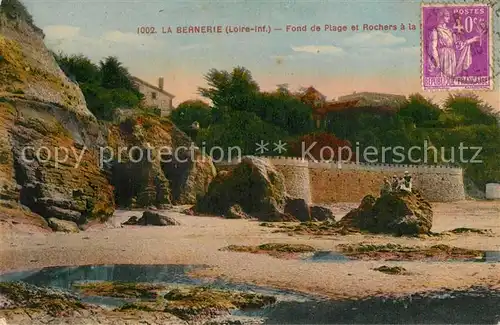 La_Bernerie en Retz Fond de Plage et Rochers La_Bernerie en Retz