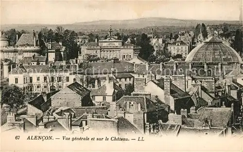 Alencon Vue generale et sur le chateau Alencon