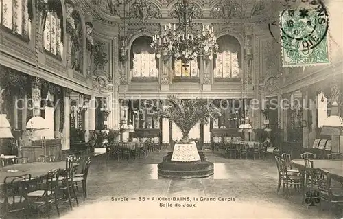 Aix les Bains Grand Cercle Salle de Jeux Aix les Bains