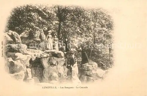 Luneville Les Bosquets la cascade Luneville