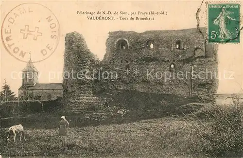 Vaudemont Tour de Brunehaut Ruines Pelerinage de Notre Dame de Sion Vaudemont