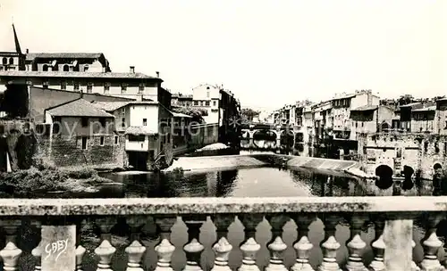 Castres_Tarn Vieilles maisons vues du Pont Biais Castres_Tarn
